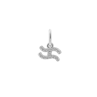 Xenox Anhänger Damen Sternzeichen Wassermann Zirkonia Silber XS10470W
