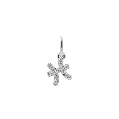 Xenox Anhänger Damen Sternzeichen Fisch Zirkonia Silber XS10471W