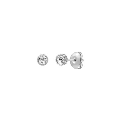 Xenox Ohrstecker Damen Pure Essentials Zirkonia Sterlingsilber XS10647