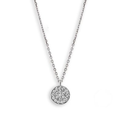 Xenox XS1639 Kette mit Anhänger Damen Crazy Daisy Zirkonia Silber 