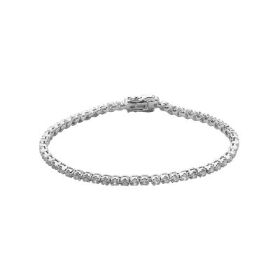 Xenox Tennisarmband Damen Krappe Weiße Zirkonia Silber XS2044/L
