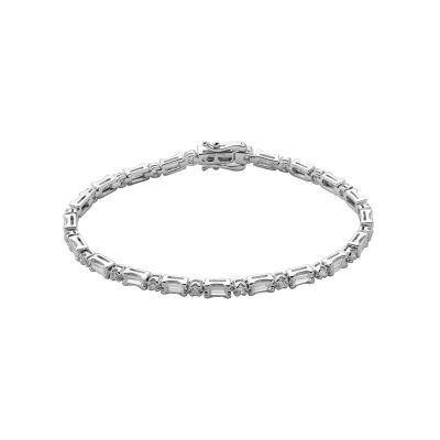 Xenox Tennisarmband Damen Krappe Zirkonia Silber 18,5 cm XS2046/L