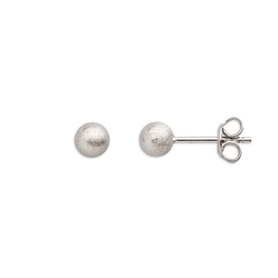 Xenox XS3507N Ohrringe Ohrstecker Modern Classic Sterling-Silber Matt Ø 5 mm