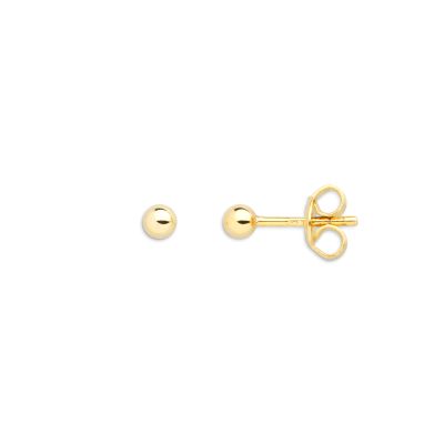 Xenox XS3508GN Ohrringe Ohrstecker Damen Modern Classic Silber Gold Ø 3 mm