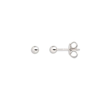 Xenox XS3508N Ohrringe Ohrstecker Damen Modern Classic Sterling-Silber Ø 3 mm