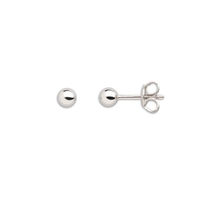 Xenox XS3509N Ohrringe Ohrstecker Damen Modern Classic Sterling-Silber Ø 4 mm