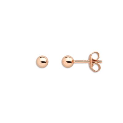 Xenox XS3509RN Ohrringe Ohrstecker Modern Classic Silber Rosé Ø 4 mm