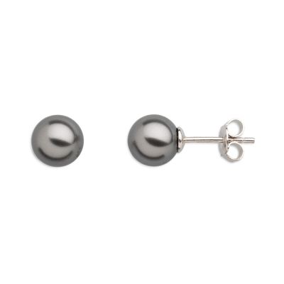 Xenox XS5190 Ohrringe Ohrstecker Damen Perl Dreams Silber Schwarz Ø 8 mm