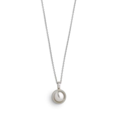 Xenox XS5196 Kette mit Anhänger Damen  Perl Dreams Weisse Perle Silber 
