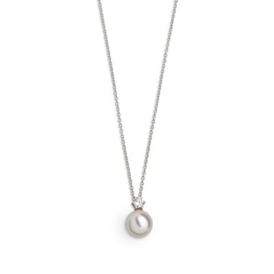 Xenox XS5260 Halskette mit Anhänger Damen Perl Dreams Weiss Sterling-Silber 