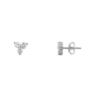 Xenox Ohrstecker Damen Krappe Zirkonia 925 Sterlingsilber XS7345
