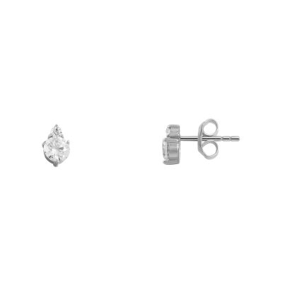Xenox Ohrstecker Damen Krappe mit Zirkonia 925 Sterlingsilber XS7346