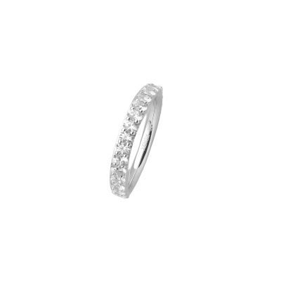 Xenox Ring Damen Klassik Krappe Zirkonia Sterlingsilber XS7390
