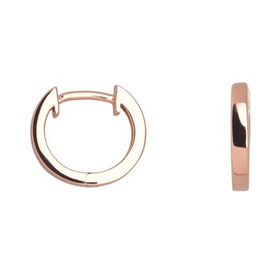 Xenox Ohrringe Creolen Damen Klassic Silber Rosévergoldet  12 mm XS8658R