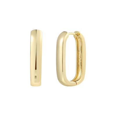 Xenox XS91551G Creolen Damen Link Mega 925/- Silber Vergoldet 20 mm