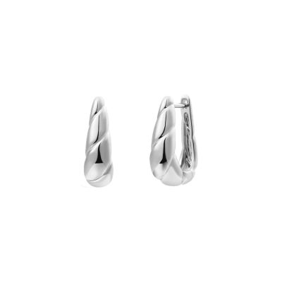 Xenox Ohrringe Creolen Damen Sculpted Sterlingsilber XS91916