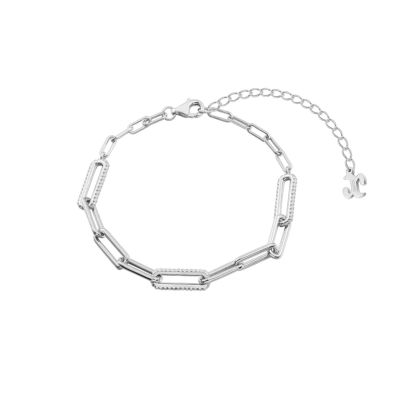 Xenox Armband Damen Curve Zirkonia Sterlingsilber 20 cm XS91941