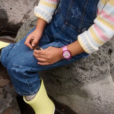 Flik Flak Mädchen-Uhr Dreaming Unicorn Analog Quarz Textil-Band FBNP195