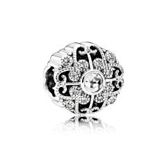 Pandora Charm Zauberhafte Bl&uuml;te Zirkonia Sterling-Silber 791961CZ 