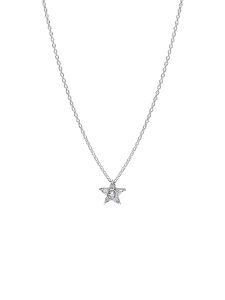 Pandora Halskette mit Anh&auml;nger Funkelnder Stern Silber 45 cm 395078C01