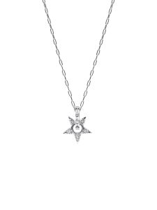 Pandora Halskette mit Anh&auml;nger Offener Stern Silber 45 cm 395082C01