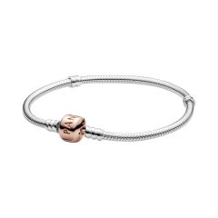 Pandora Rose Schlangen-Gliederarmband Moments Silber 580702