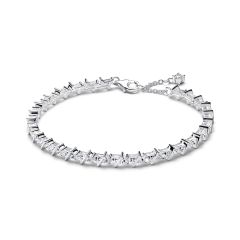 Pandora Tennisarmband Damen Funkelndes Dreieck Silber 595069C01