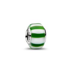 Pandora Charm Zuckerstange Murano-Glas Platinbeschichtet 735071C02