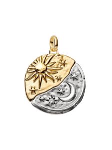 Pandora Me Medaillon-Charm Gro&szlig; Sonne und Mond 14K Vergoldet 764806C01
