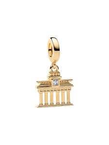 Pandora Charm-Anh&auml;nger Brandenburger Tor 14 Karat Vergoldet 764936C01