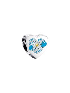 Pandora Charm Ich liebe Bayern Herz Sterling-Silber 792015C00_E079