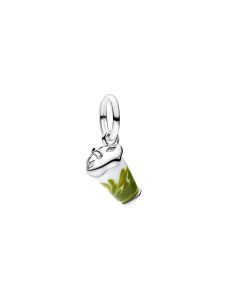 Pandora Charm-Anh&auml;nger Iced Matcha Latte Murano-Glas Silber 794940C01