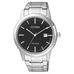 Citizen Herren-Uhr Sporty Eco-Drive Quarz Edelstahl-Armband AW1231-58E