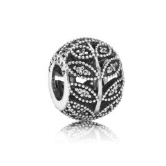 Pandora Charm Damen Funkelnde Bl&auml;tter Sterling-Silber 791380CZ