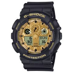 Casio Herren-Uhr G-Shock Chronograph Resin-Band GA-100GGB-1A9ER