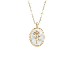 Fossil Halskette mit Anh&auml;nger Sutton Edelstahl Gold-Ton JF04976710