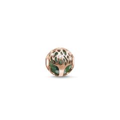 Thomas Sabo K0168-842-6 Karma Bead Lebensbaum Silber Ros&eacute;gold Vergoldet