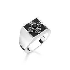 Thomas Sabo TR2209-641-11 Ring Herren Royalty Kreuz Sterling-Silber Gr. 62