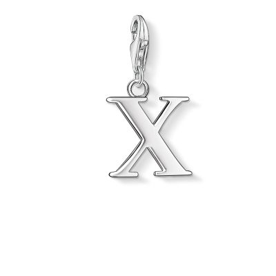 Thomas Sabo 0198-001-12 Charm-Anhänger Buchstabe X Sterling-Silber