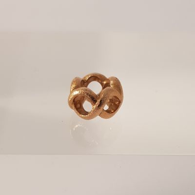Lovelinks 03801408 Bead Charm Unendlichkeit Silber Rosé Vergoldung