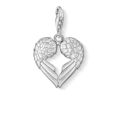 Thomas Sabo 0613-001-12 Charm-Anhänger Flügelherz Sterling-Silber