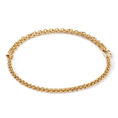 Coeur de Lion Halskette Mesh Chain Edelstahl Gold-Ton 0800/10-1600