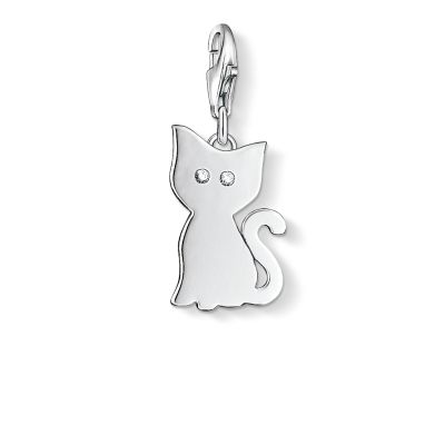 Thomas Sabo 1014-051-14 Charm-Anhänger Katze Sterling-Silber