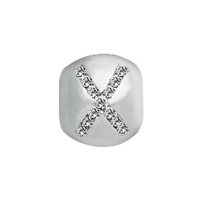 Lovelinks 1182220-X Charm Bead Sterling Silver Buchstabe Letter X