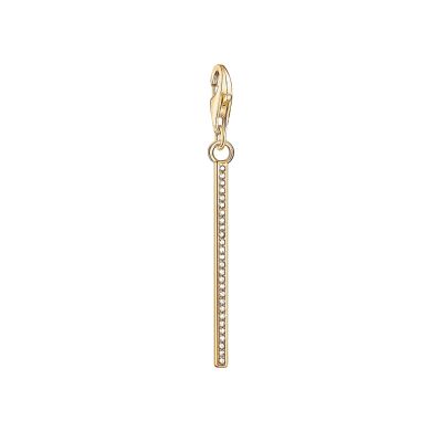 Thomas Sabo 1577-414-14 Charm-Anhänger Vertical Bar Silber Vergoldet