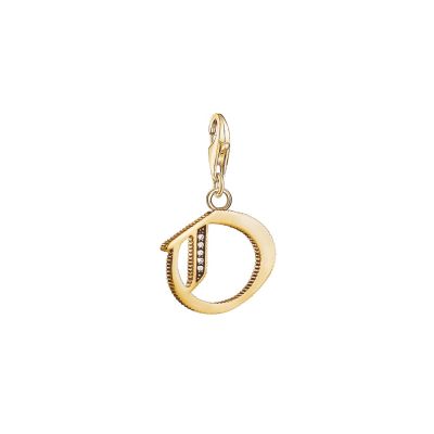 Thomas Sabo 1621-414-39 Charm-Anhänger Buchstabe O Gold