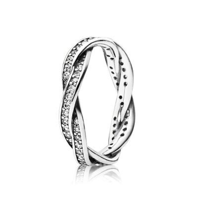 Pandora 190892CZ Ring Verbundene Treue Silber