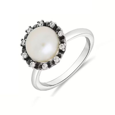 Pandora Ring Damen Everlasting Grace Perle Zirkonia Silber 190916P Gr. 54