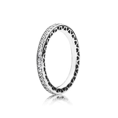 Pandora 190963CZ Ring Unendliche Herzen Silber