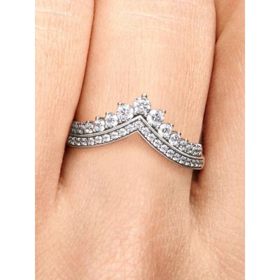 Pandora 197736CZ Ring Damen Princess Wish Sterling-Silber 
